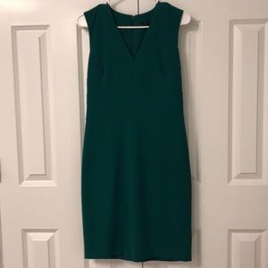 Ann Taylor Hunter Green Dress, Sz 0